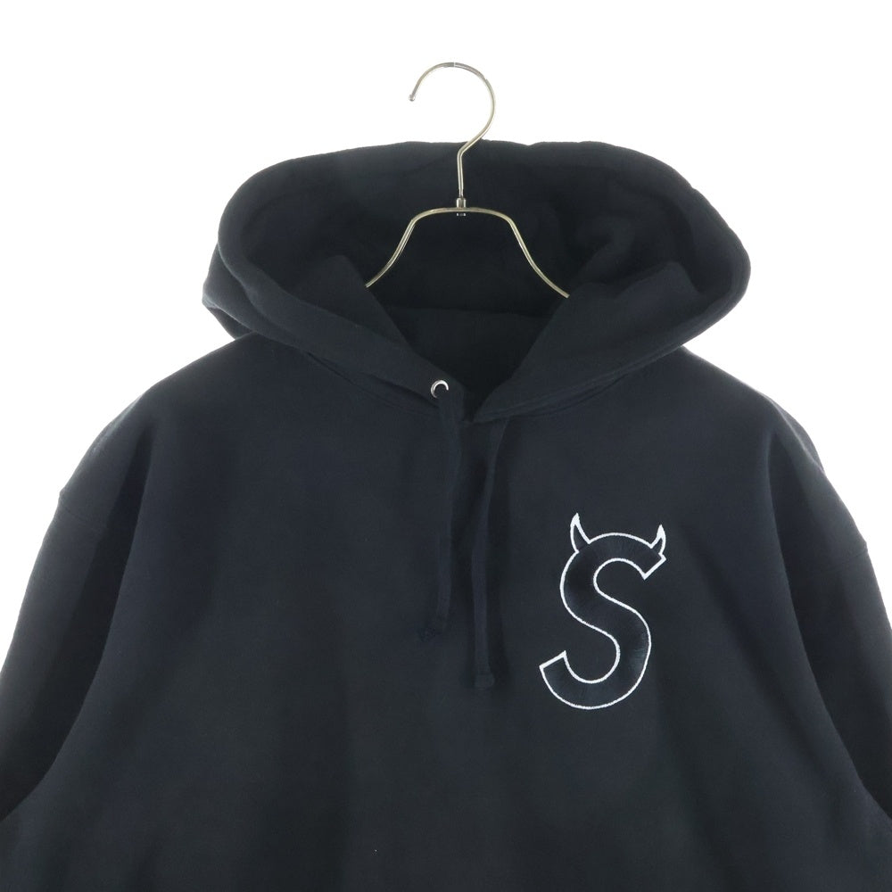 SUPREME(シュプリーム) 22AW S Logo Hooded Sweatshirt Sロゴ フーデッド プルオーバーパーカー ブラック