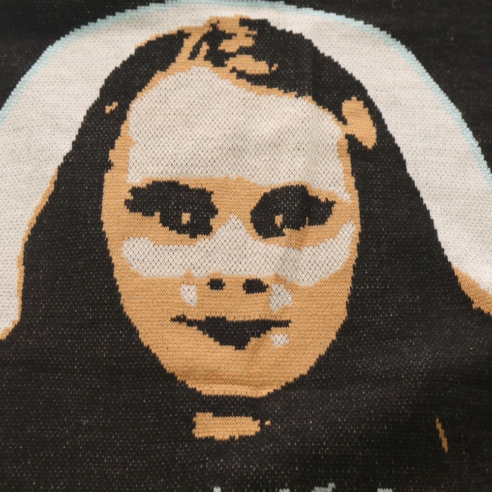 NO BRAND(ノーブランド) Amimono Horinouchi THE SHINING KNIT SCARF TWINS 編み物 堀ノ内 ロングマフラー スカーフ マルチカラー