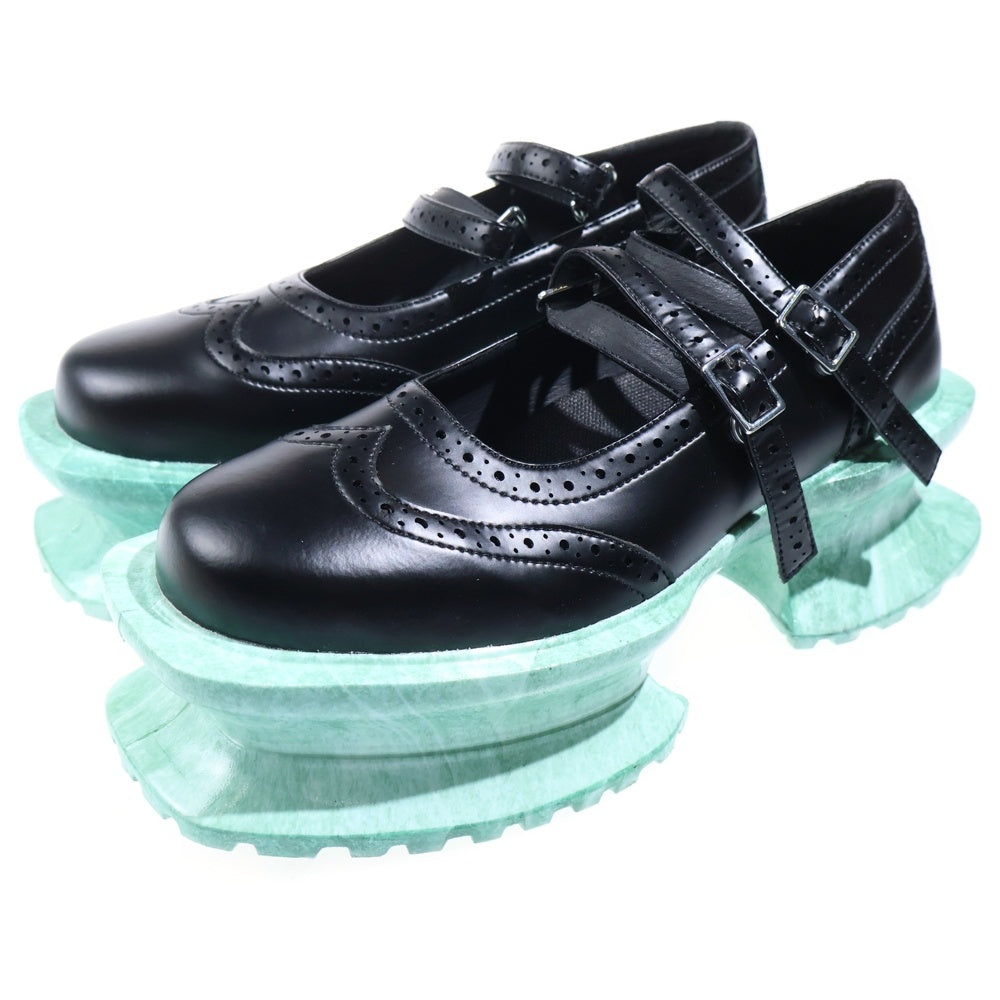 AKIKOAOKI(アキコアオキ) ドレスシューズ ローファー ブラック/ブルー