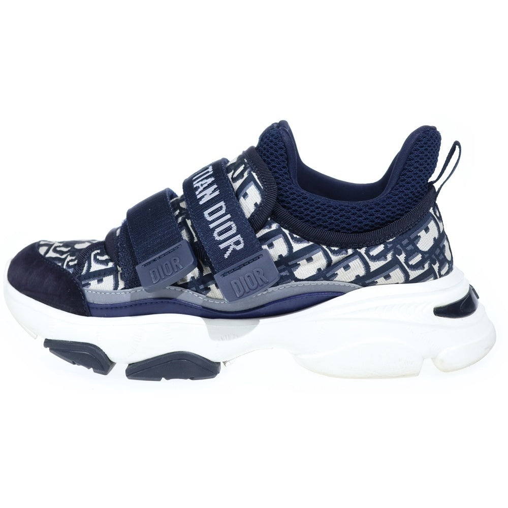 Christian Dior(クリスチャンディオール) D-WANDER ワンダー オブリーク ローカット スニーカー シューズ レディース ネイビー