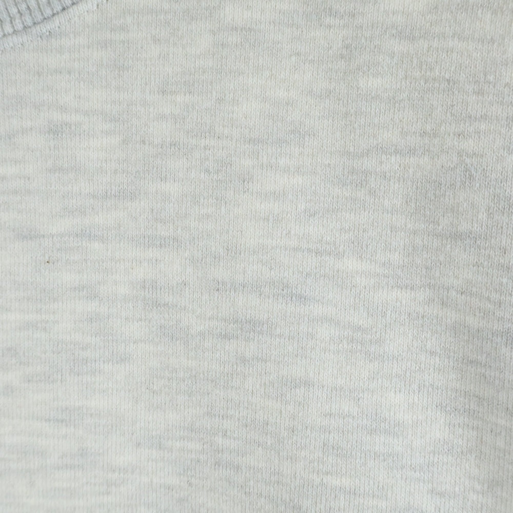ATMOS(アトモス) 21SS CUT-OFF ロゴ刺繍 クルーネックスウェット グレー MAT21-S007