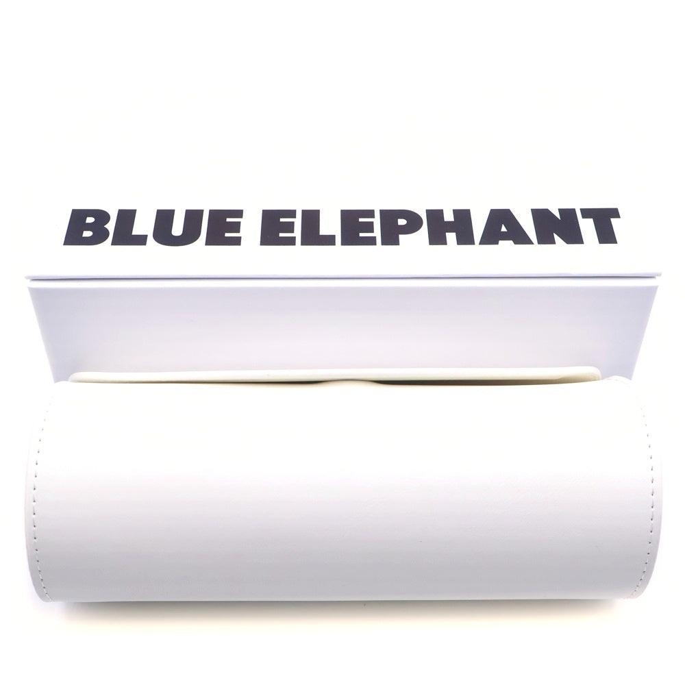 NO BRAND(ノーブランド) BLUE ELEPHANT ブルー リムレスサングラス メガネ シルバー/ブルー