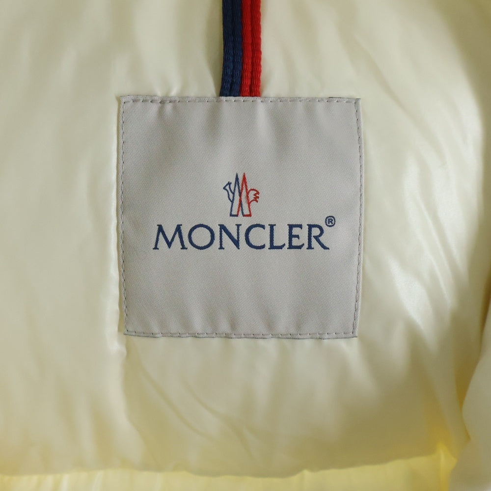 MONCLER(モンクレール) VIGNEMALE GIUBBOTTO ロゴワッペン コーデュロイ ダウンジャケット 中綿ジャケット ホワイト F20911B58000 549H4
