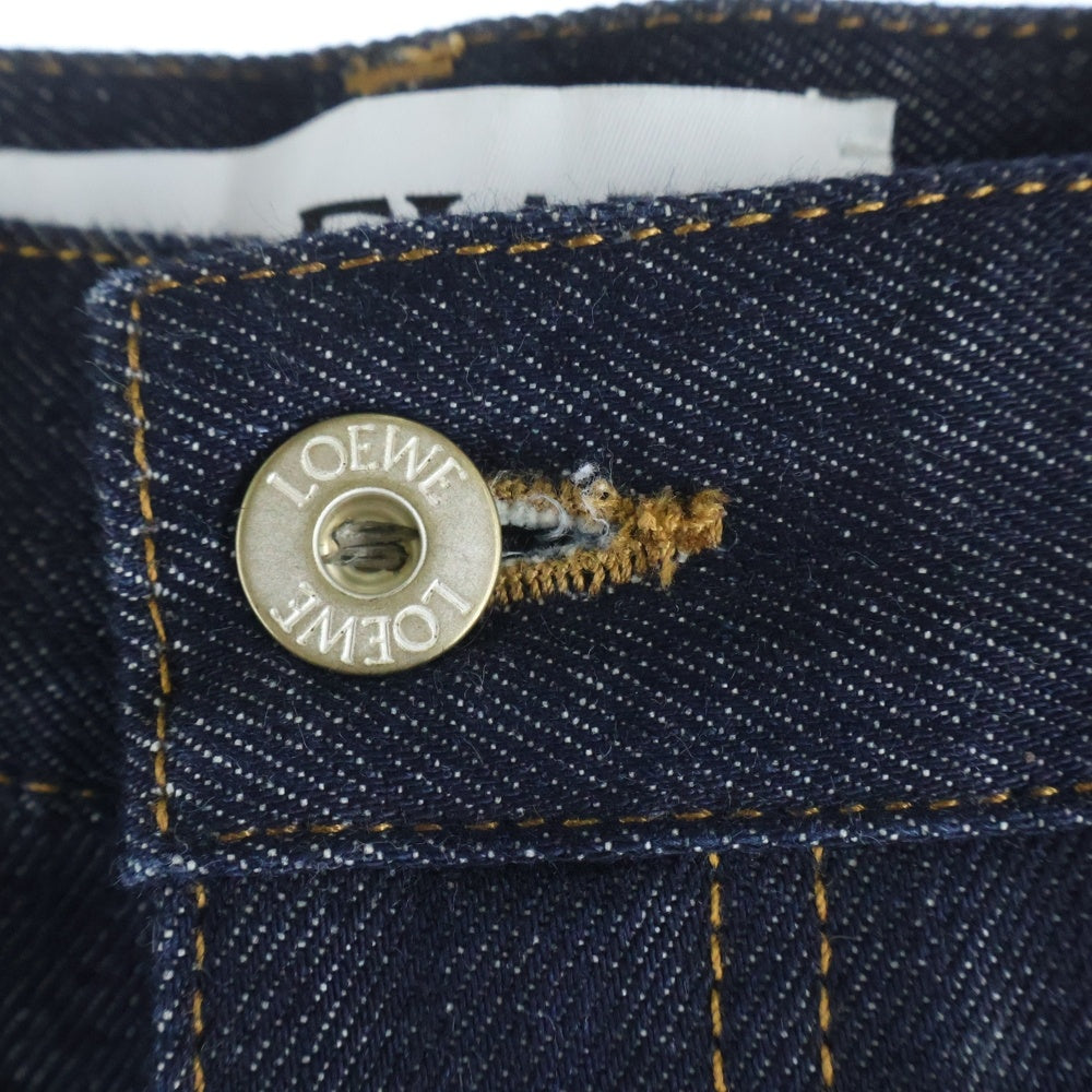 LOEWE(ロエベ) Wide leg jeans ワイド レッグ ジーンズ デニムパンツ インディゴ H526Y11W43