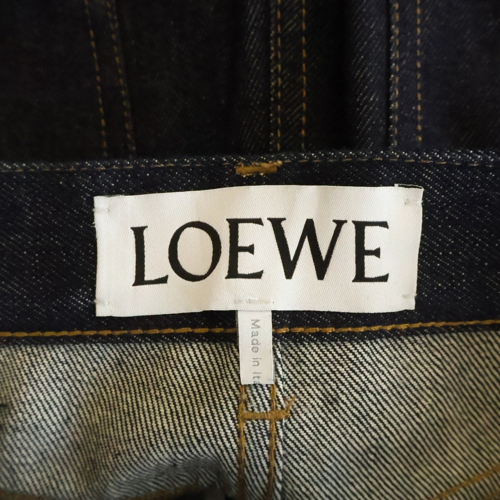 LOEWE(ロエベ) Wide leg jeans ワイド レッグ ジーンズ デニムパンツ インディゴ H526Y11W43