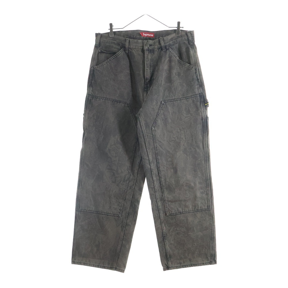 SUPREME(シュプリーム) 24AW Double Knee Painter Pant Liberty ダブル ニー ペインター パンツ リバティー デニムパンツ ブラウン
