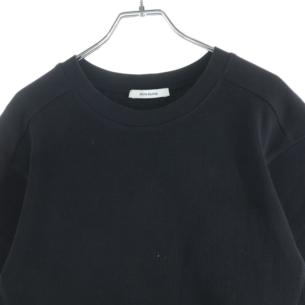 entire studios(エンタイア スタジオ) サーマル 長袖Tシャツ ロンティ カットソー ブラック ESSS26TO04012 0015