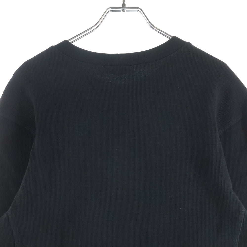 entire studios(エンタイア スタジオ) サーマル 長袖Tシャツ ロンティ カットソー ブラック ESSS26TO04012 0015