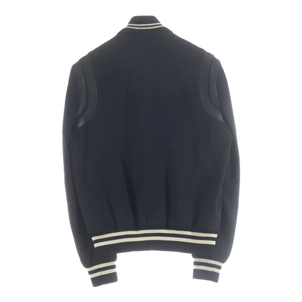 SAINT LAURENT PARIS(サンローランパリ) TEDDY JACKET テディジャケット スタジアム ボンバージャケット ブラック 354718 Y197Q