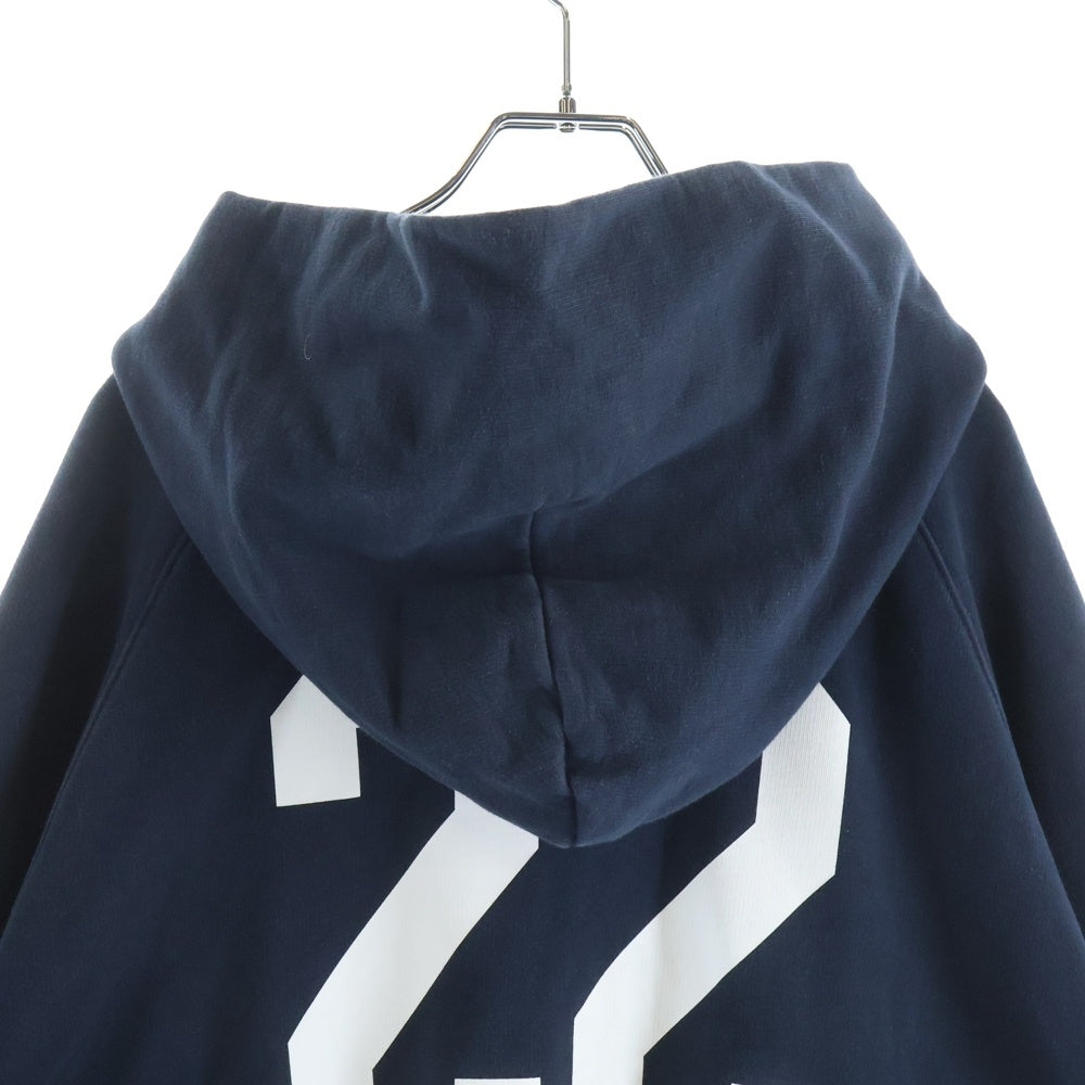 BALENCIAGA(バレンシアガ) Polo Zip-up Hoodie ポロジップフーディー パーカー ネイビー 720425 TNVD4