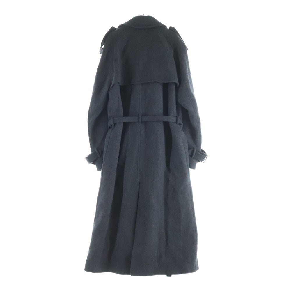 J.W.ANDERSON(ジェー ダブリュー アンダーソン) Wool Trench Coat ウールトレンチコート グレー CO0315PG1568990