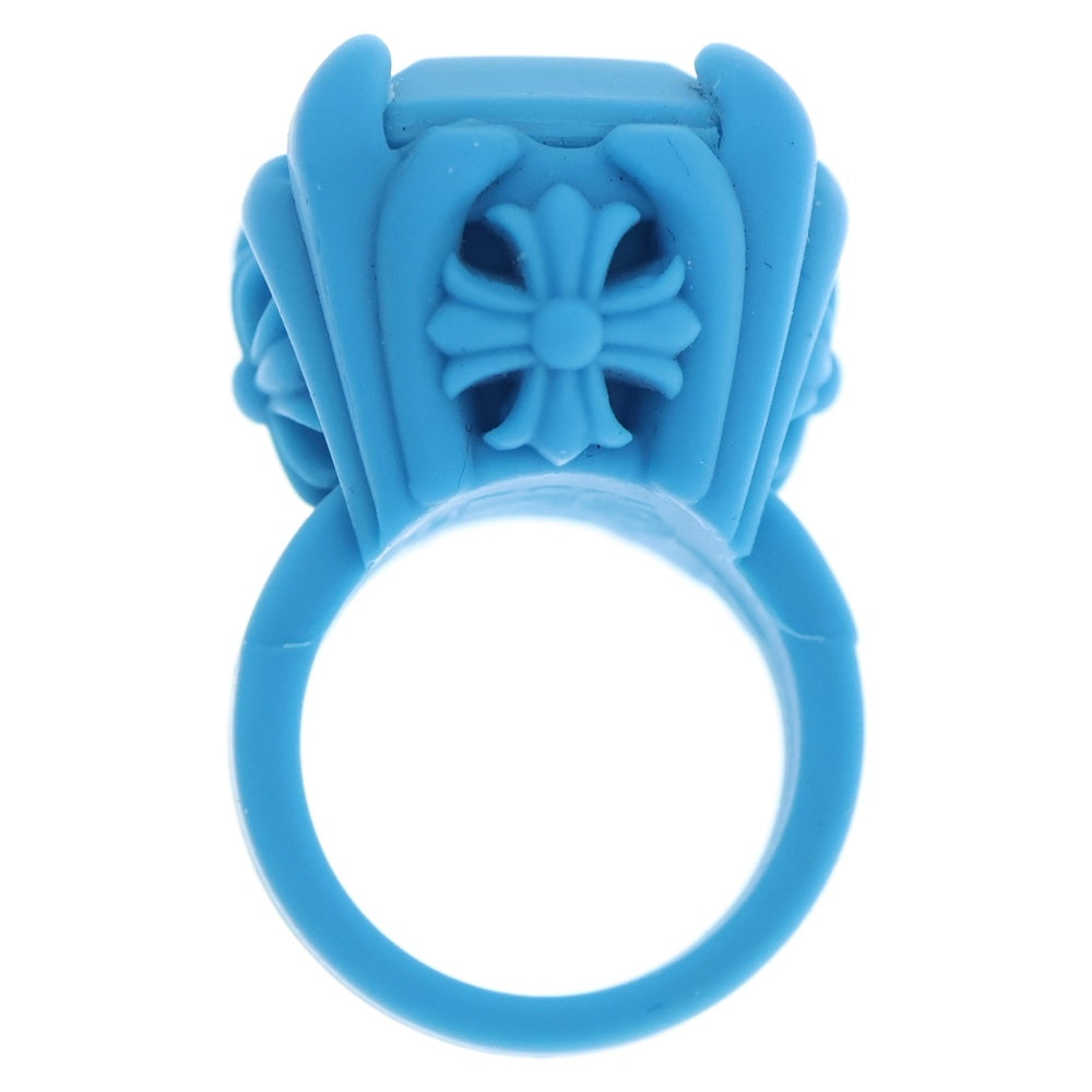 CHROME HEARTS(クロムハーツ) COCL&TAIL PLSTC RING カクテル ラバーリング ブルー