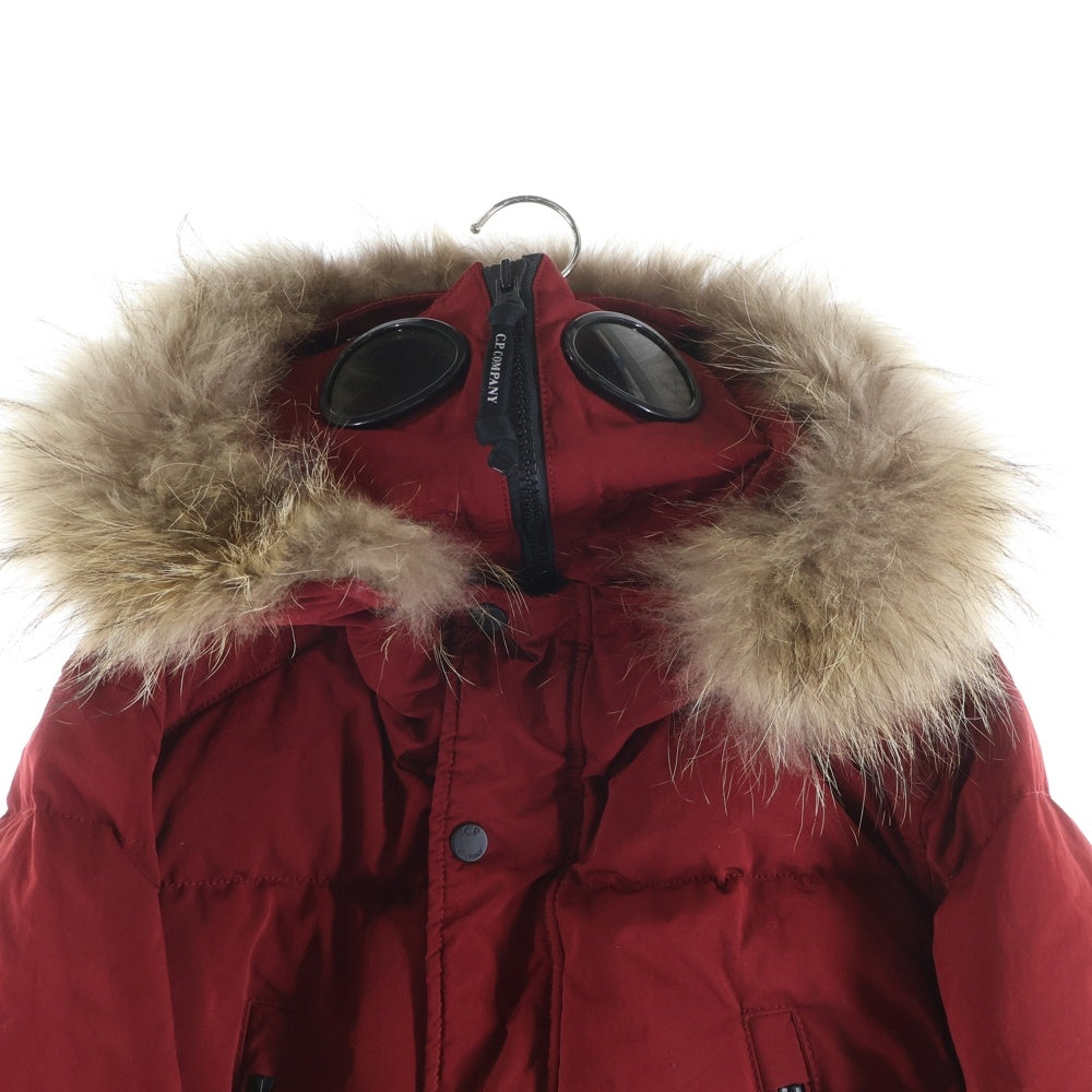 C.P. Company(シーピーカンパニー) ゴーグルダウジップアップンジャケット レッド 80C7711