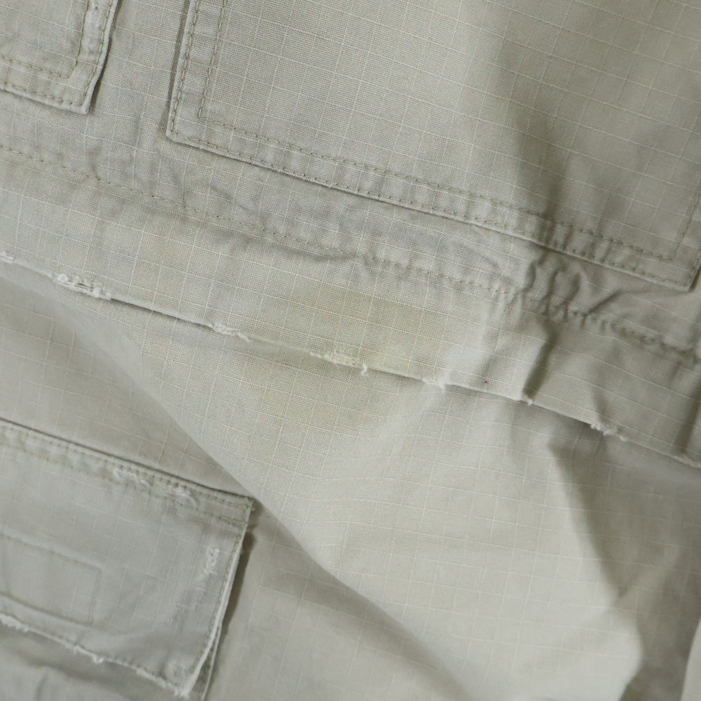 BALENCIAGA(バレンシアガ) ダメージ加工ラージカーゴロングパンツ ベージュ 773255 TKP27 ベージュ