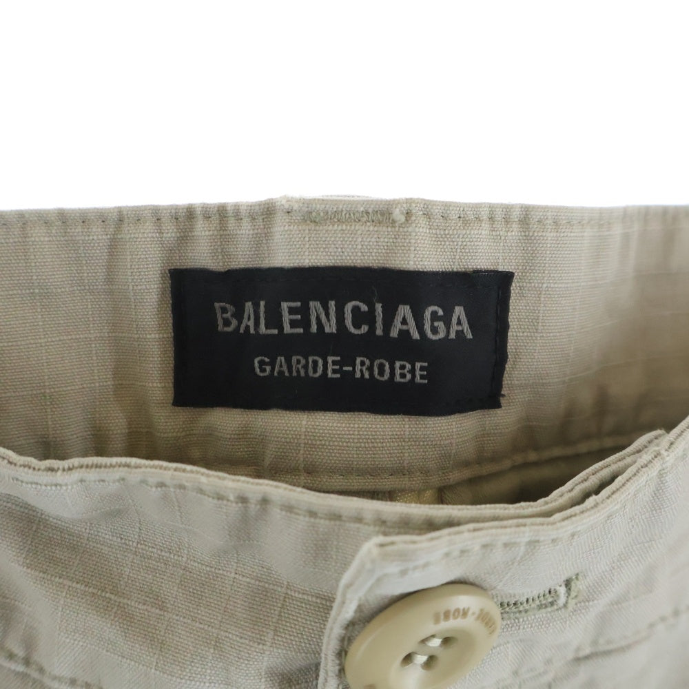 BALENCIAGA(バレンシアガ) ダメージ加工ラージカーゴロングパンツ ベージュ 773255 TKP27 ベージュ