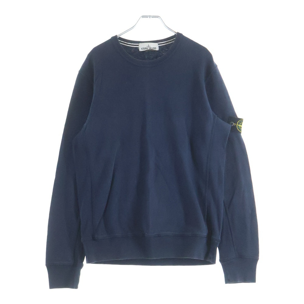 STONE ISLAND(ストーンアイランド) CREWNECK COTTON SWEATSHIRT クルーネックコットンスウェット トレーナー ネイビー 601565360