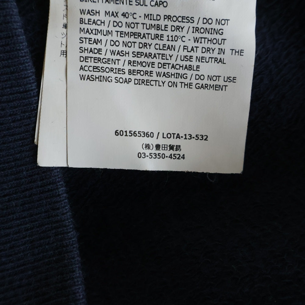 STONE ISLAND(ストーンアイランド) CREWNECK COTTON SWEATSHIRT クルーネックコットンスウェット トレーナー ネイビー 601565360