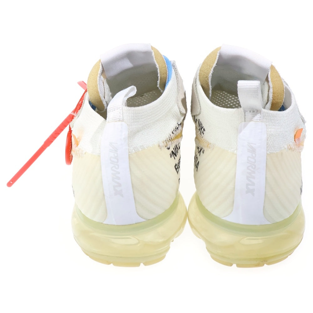 NIKE(ナイキ) ×OFF-WHITE THE 10 AIR VAPORMAX FK AA3831-100 オフホワイト ザテン エアヴェイパーマックス フライニット ローカットスニーカー ホワイト US10/28cm