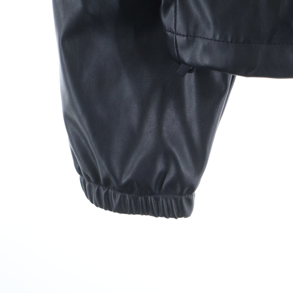 DIESEL(ディーゼル) フェイクレザージップアップジャケット フード付きジャケット ブラック A13407