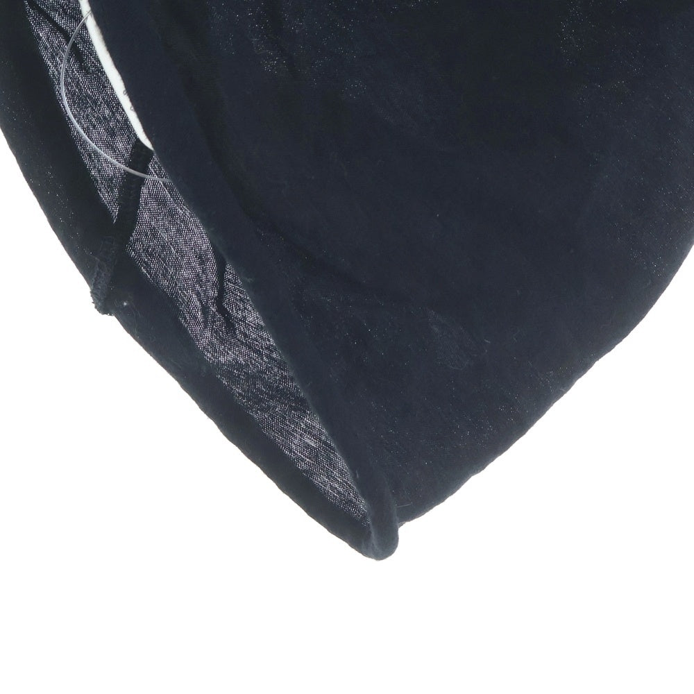 Rick Owens(リックオウエンス) 24SS コレクションライン 変形タンクトップ タスキTシャツ ブラック RR01D3120-UC