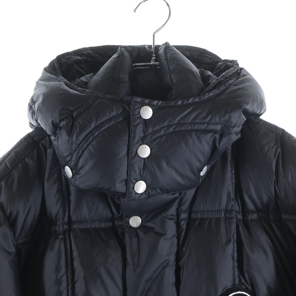 MONCLER(モンクレール) ×Palm Angels CHERITH GIUBBOTTO ×パームエンジェルス ロゴパッチ ナイロンダウンジャケット ブラック J209L1A00014