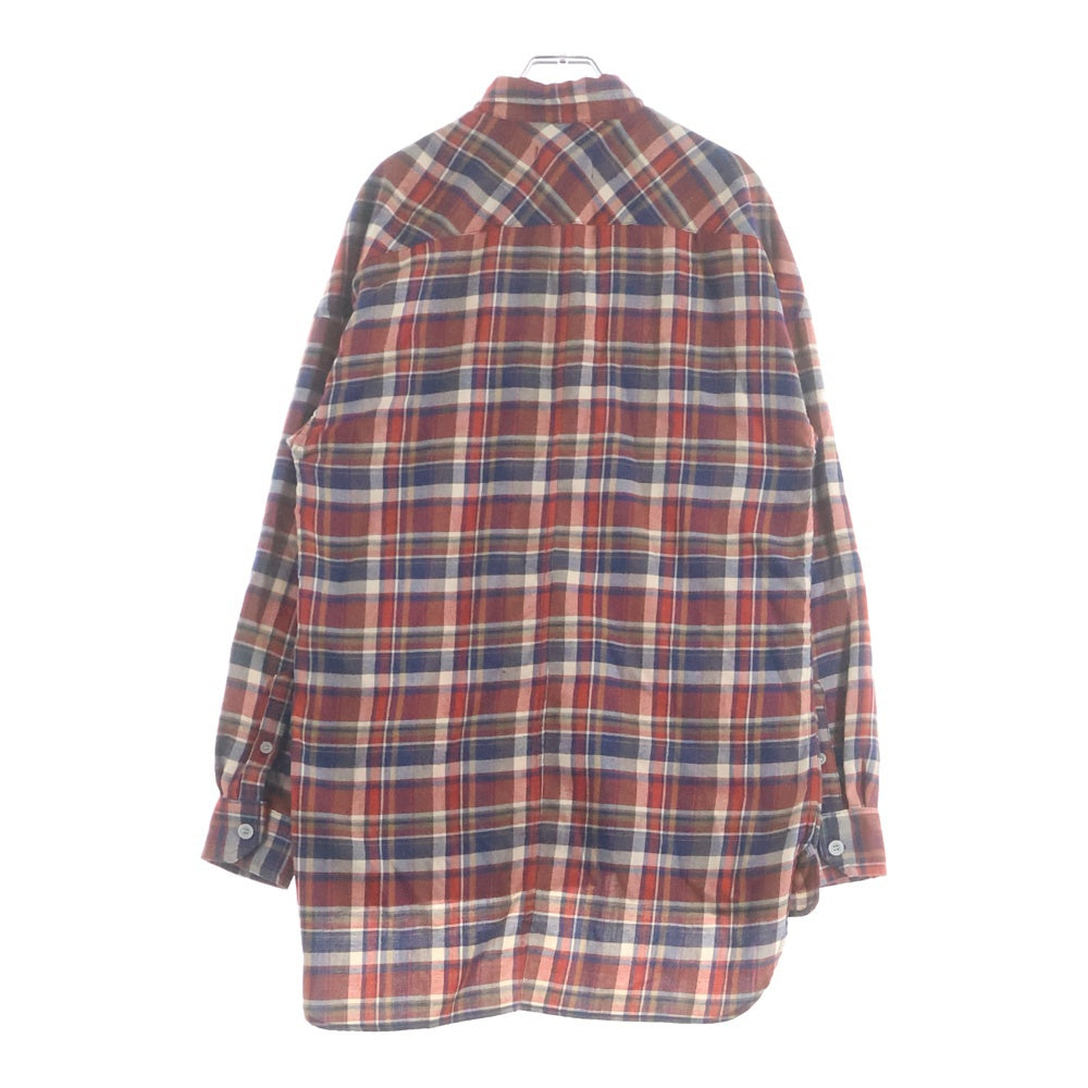 FEAR OF GOD(フィアオブゴッド) 4TH COLLECTION チェック コットン長袖シャツ レッド