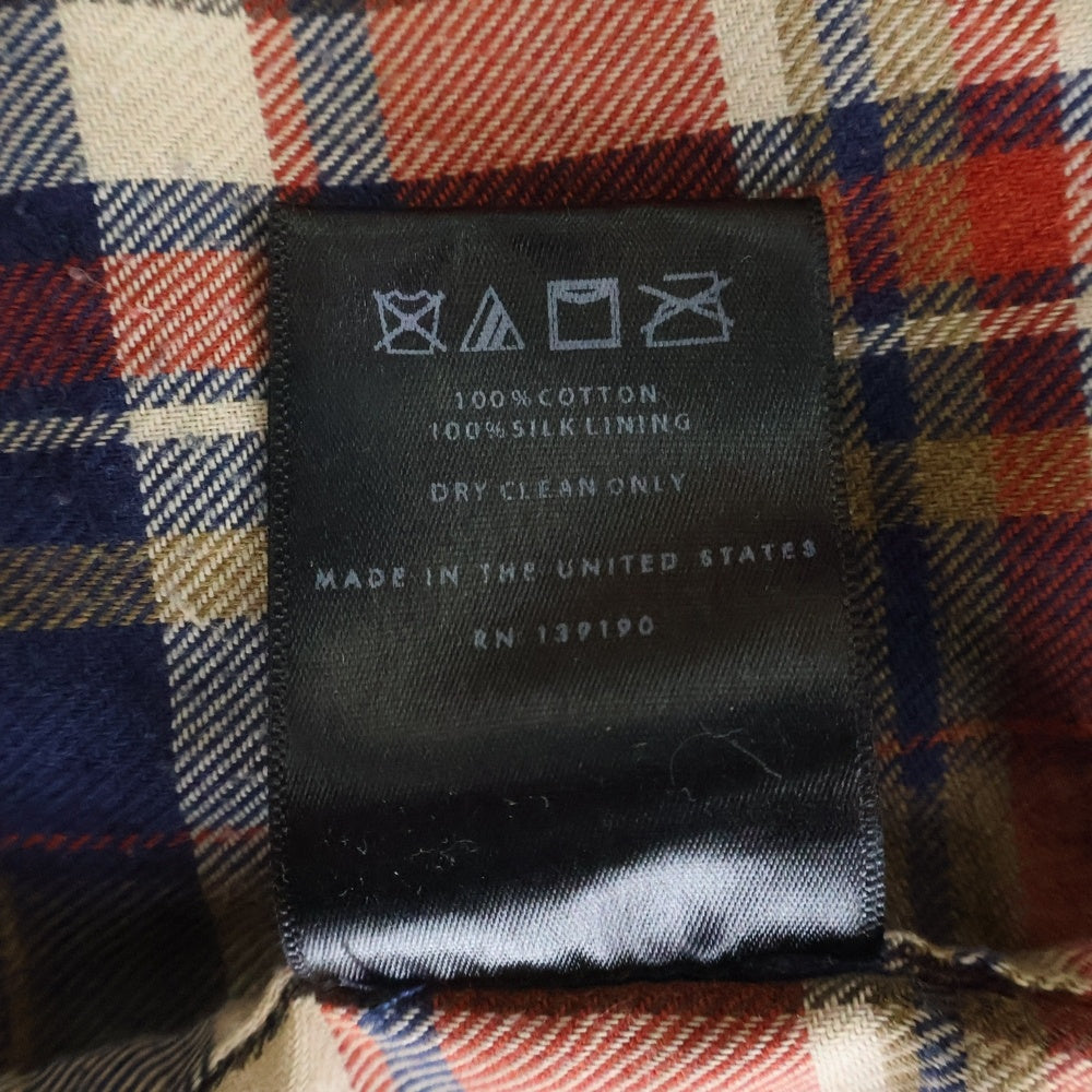 FEAR OF GOD(フィアオブゴッド) 4TH COLLECTION チェック コットン長袖シャツ レッド