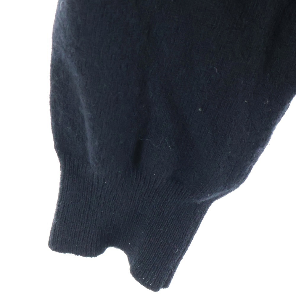 PLAY COMME des GARCONS(プレイコムデギャルソン) ハートロゴパッチ ニットカーディガン ブラック AZ-N062