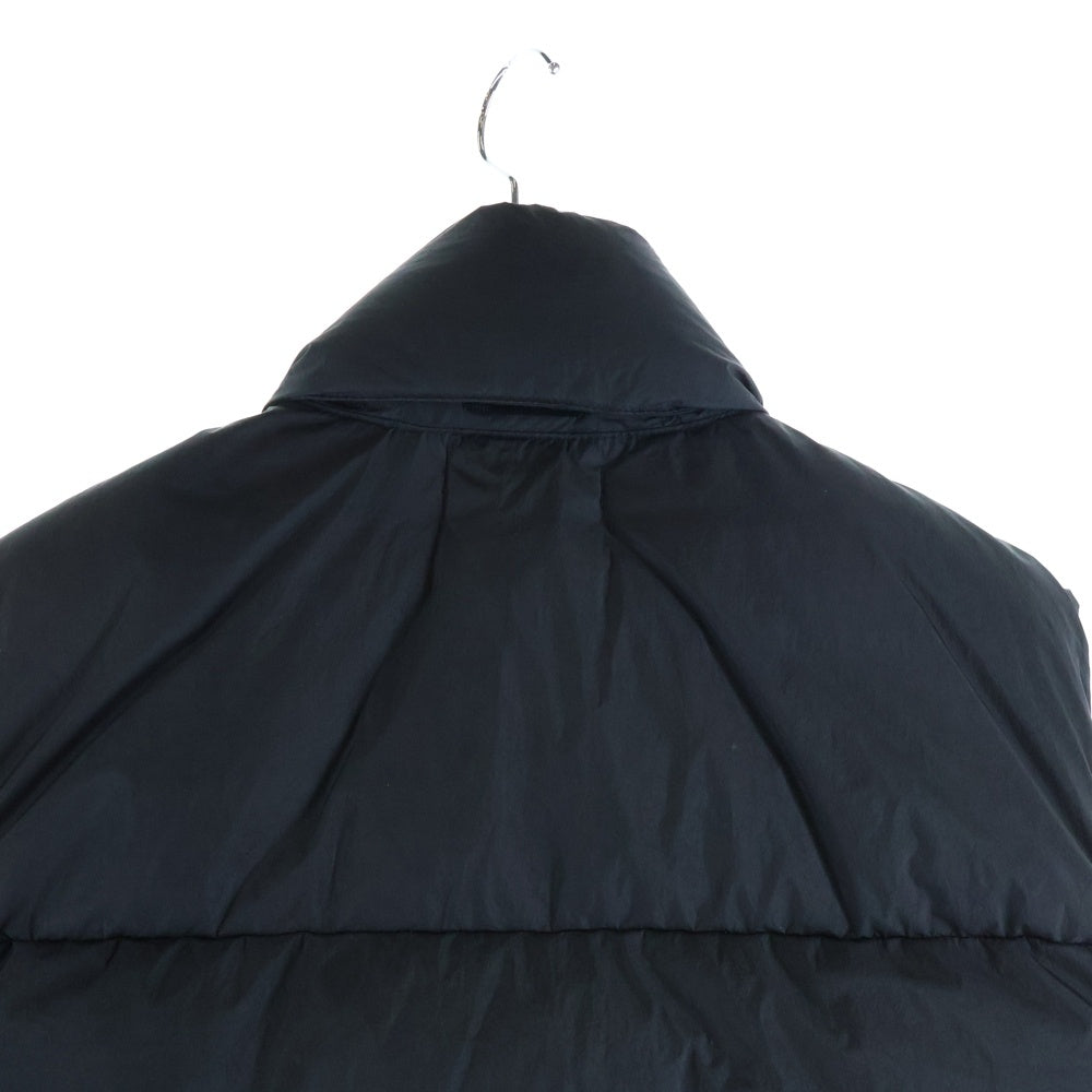 STONE ISLAND(ストーンアイランド) 23AW GARMENT DYED CRINKLE REPS RECYCLED NYLON DOWN VEST ガーメント ダイド クリンクル レップス リサイクルド ナイロン ダウン ベスト ブラック 7915G0423