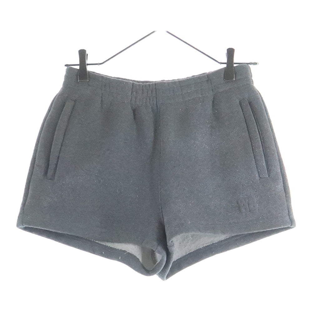 ALEXANDER WANG(アレキサンダーワン) グリッターコットンブレンドフリースショーツ グレー 4CC3234386 レディース
