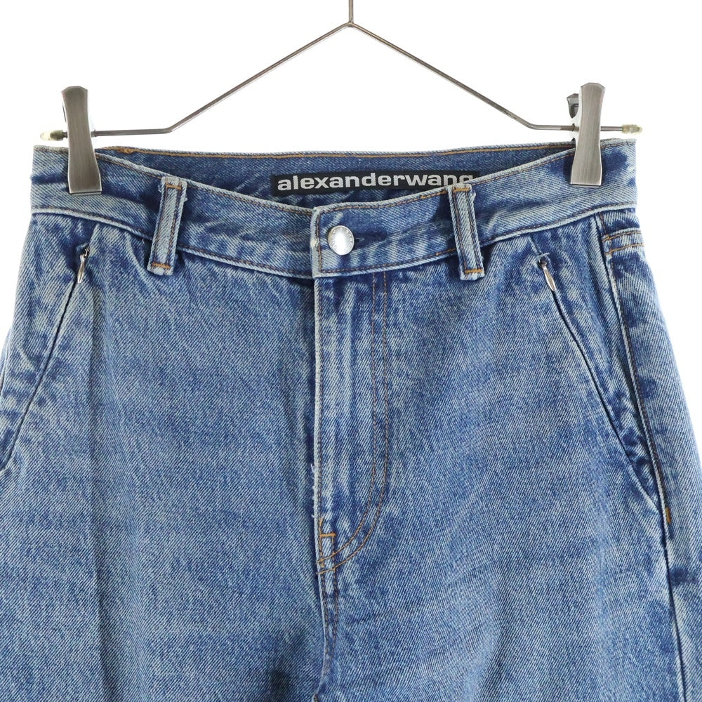 ALEXANDER WANG(アレキサンダーワン) コットンデニムパンツ インディゴ 4DC3224141 レディース