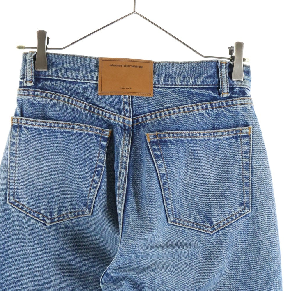 ALEXANDER WANG(アレキサンダーワン) コットンデニムパンツ インディゴ 4DC3224141 レディース