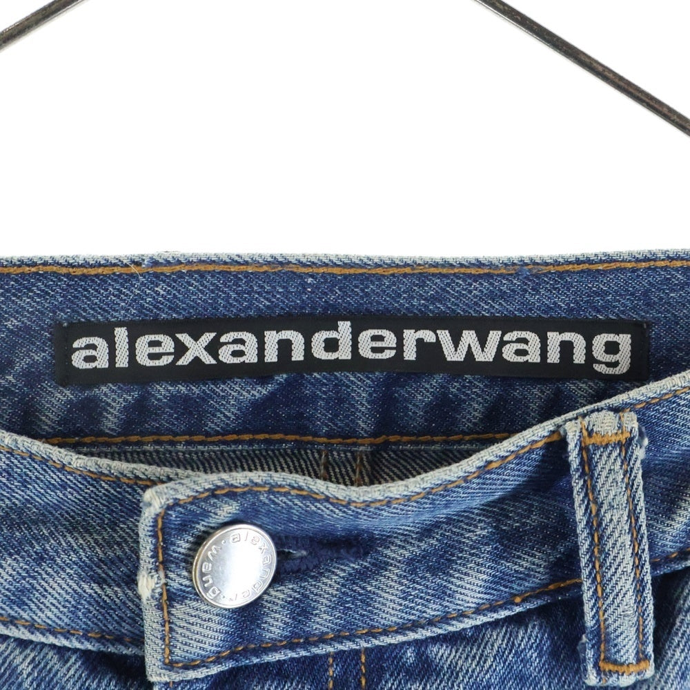 ALEXANDER WANG(アレキサンダーワン) コットンデニムパンツ インディゴ 4DC3224141 レディース