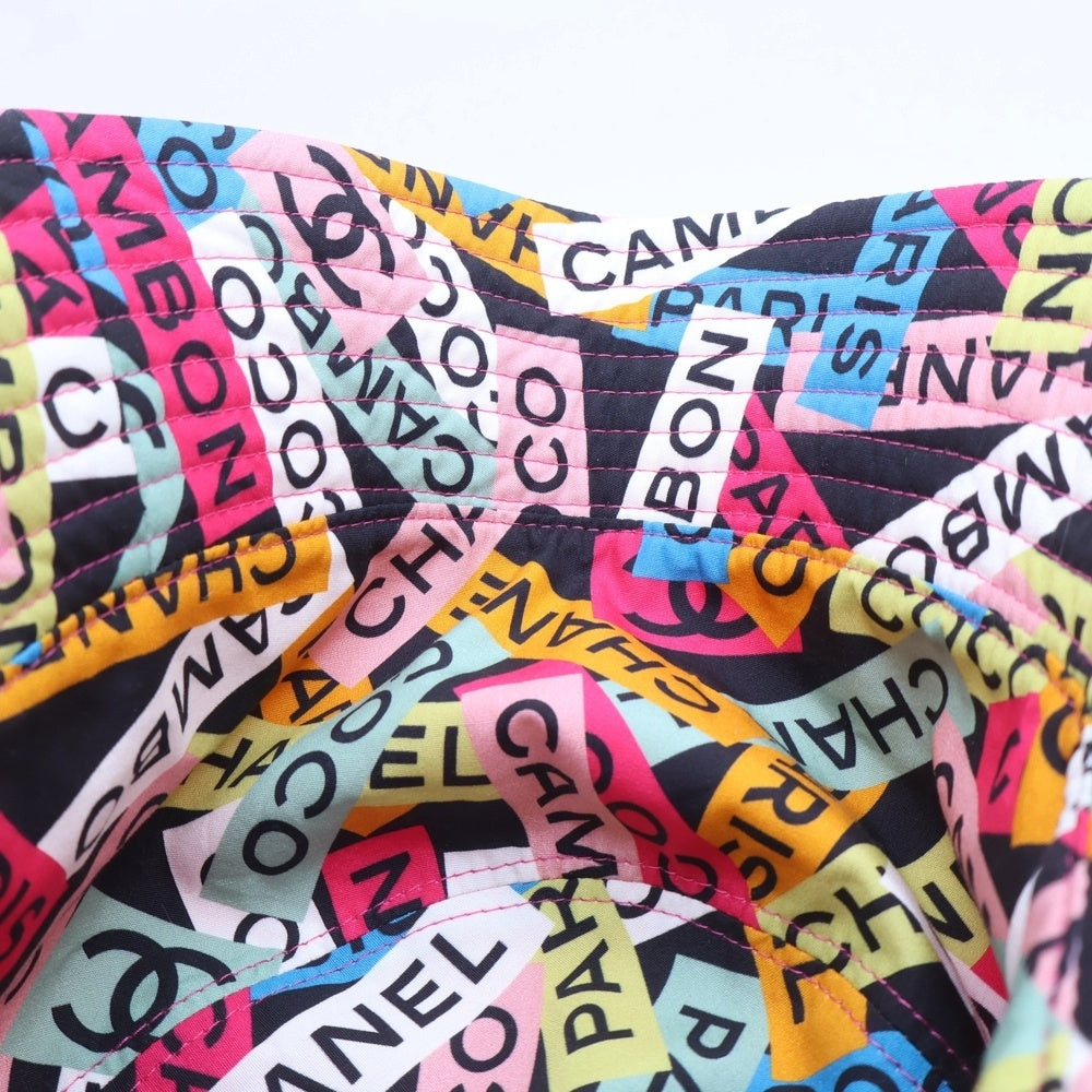 CHANEL(シャネル) リバーシブル ココマーク バケットハット ピンク AA9699 レディース