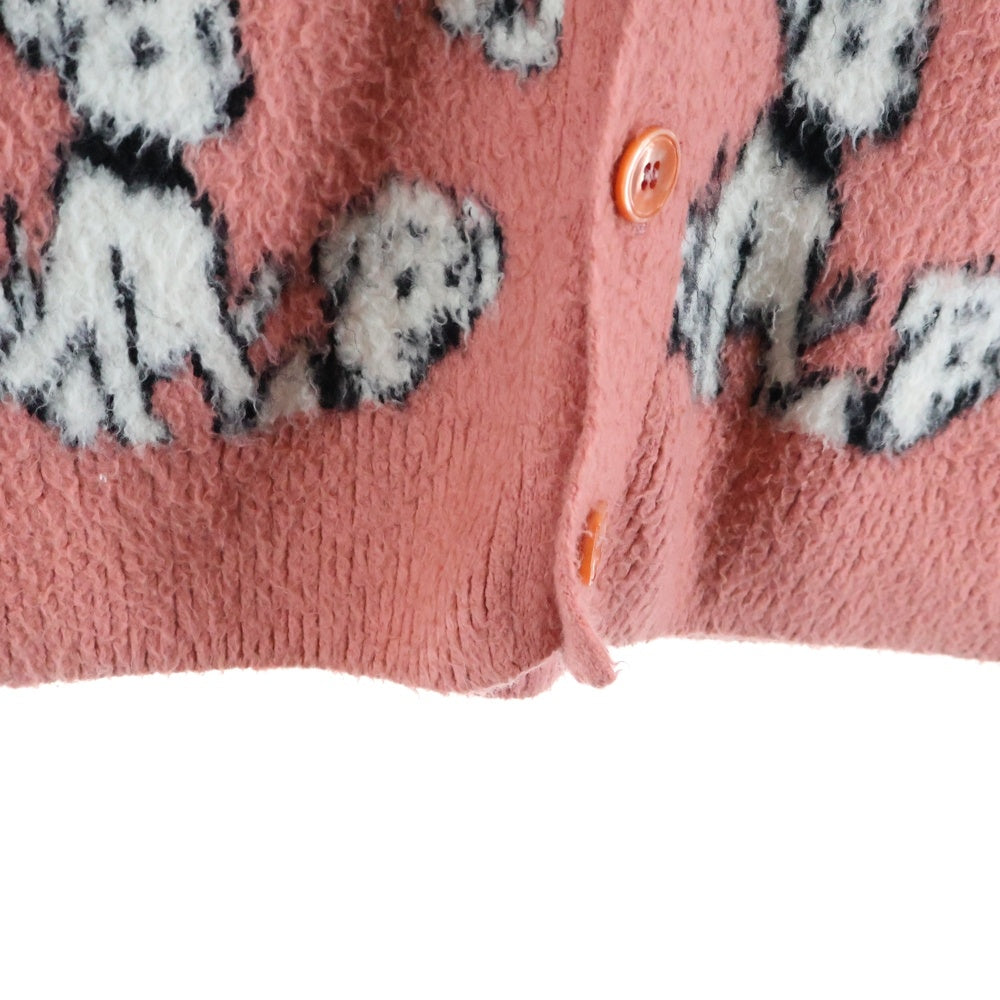CELINE(セリーヌ) 22SS Artist Jacquard Cardigan In Brushed Cotton エイミー ドリアン ブラッシュドコットンアーティストジャガードカーディガン ピンク 2A94W531Q