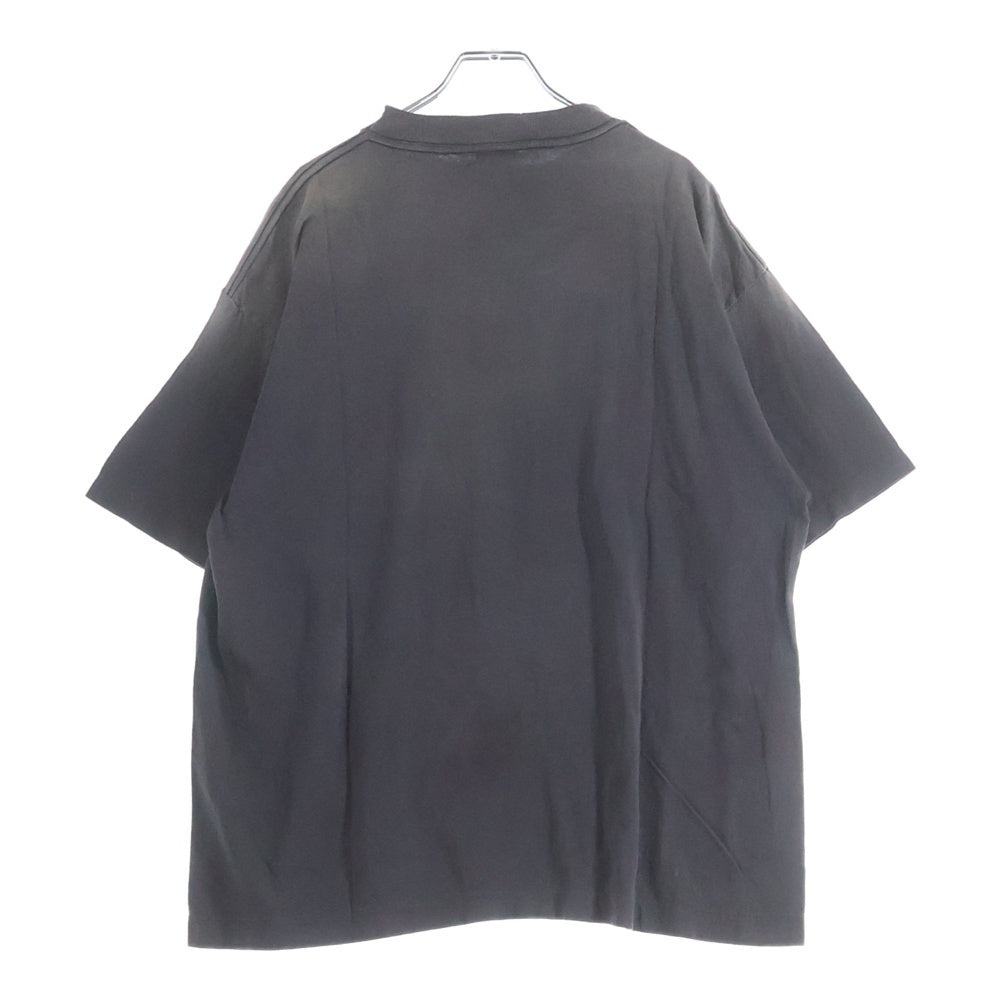 SAINT MICHAEL(セントマイケル) 25SS エッグプリント ヴィンテージ加工 Tシャツ カットソー グレー SN-HR8-0000-007