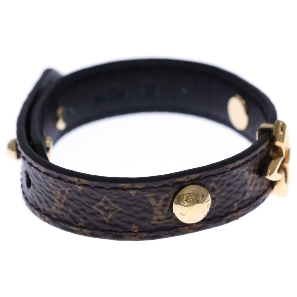 LOUIS VUITTON(ルイヴィトン) ブラスレ ブルーミング レザーブレスレット ブラウン M6534 レディース