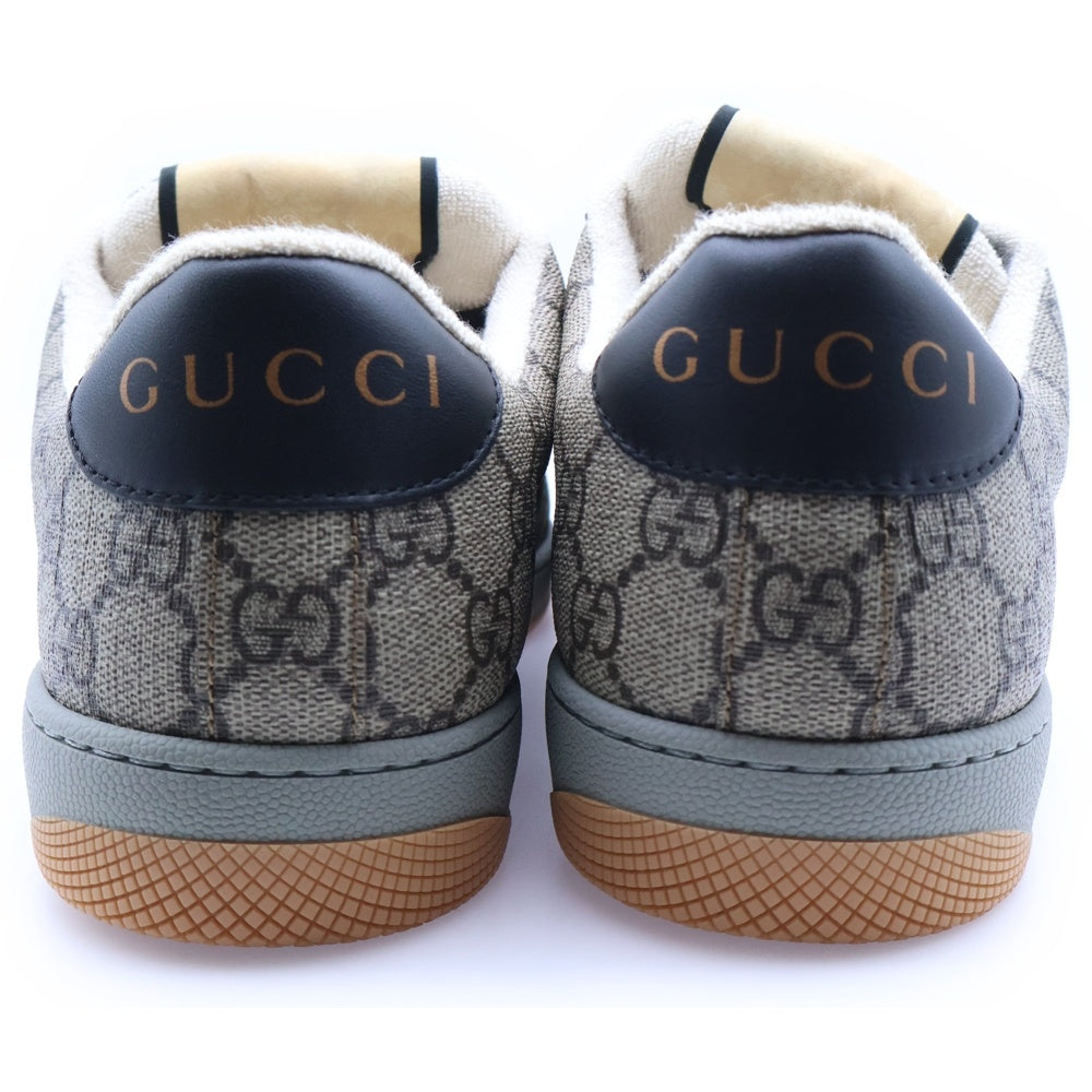 GUCCI(グッチ) Screener Sneaker GGスプリーム スクリーナースニーカー ローカットスニーカー ブラウン