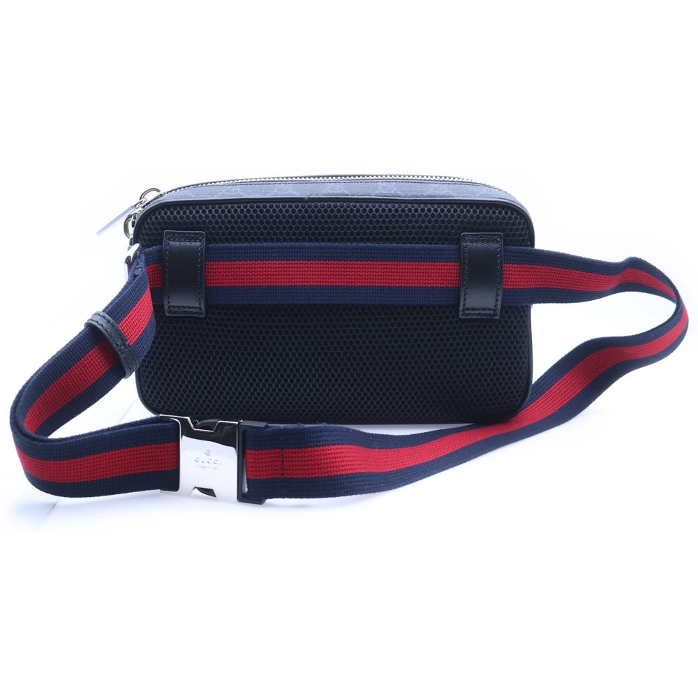 GUCCI(グッチ) GGスプリーム ボディバッグ ウエストバッグ ブラック 792094