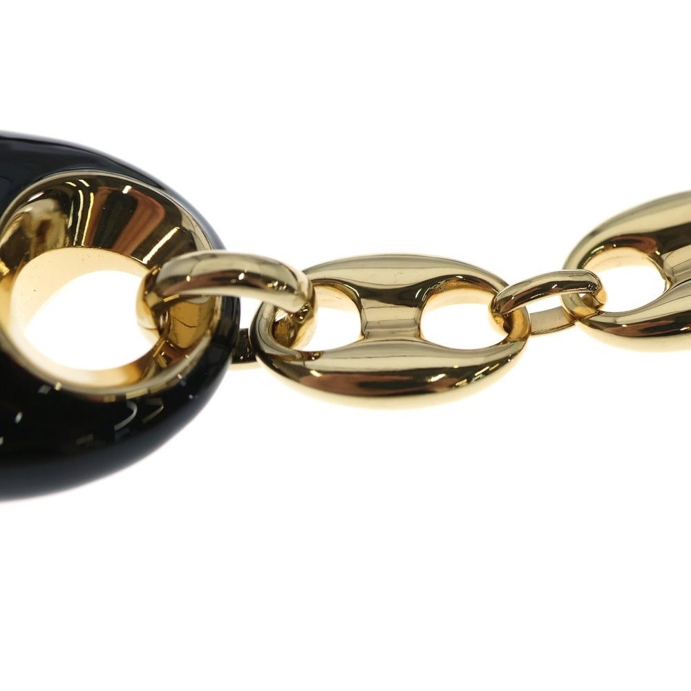 GUCCI(グッチ) マリナチェーン ネックレス ブラック/ゴールド レディース