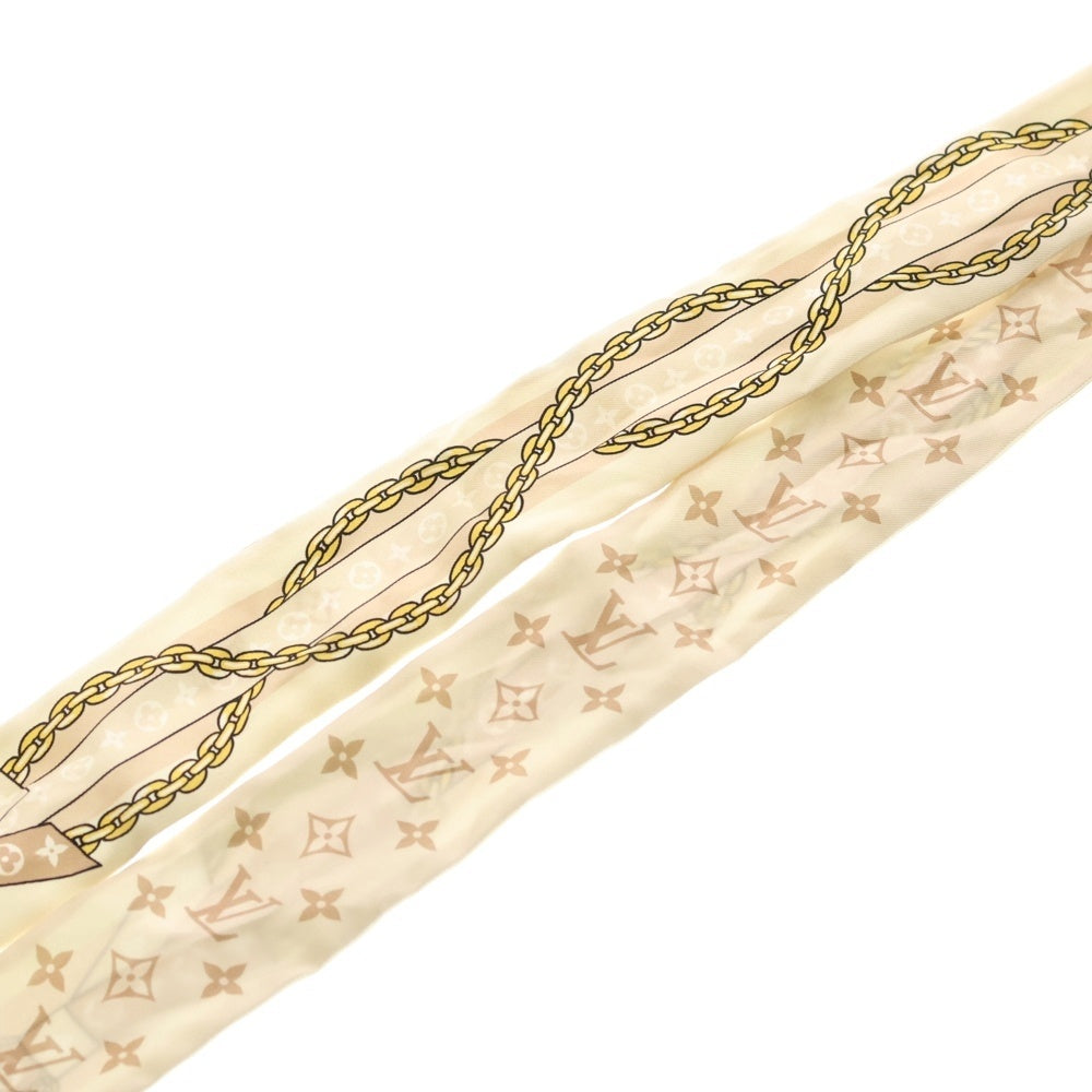 LOUIS VUITTON(ルイヴィトン) バンドーBB シルク スカーフ ベージュ レディース
