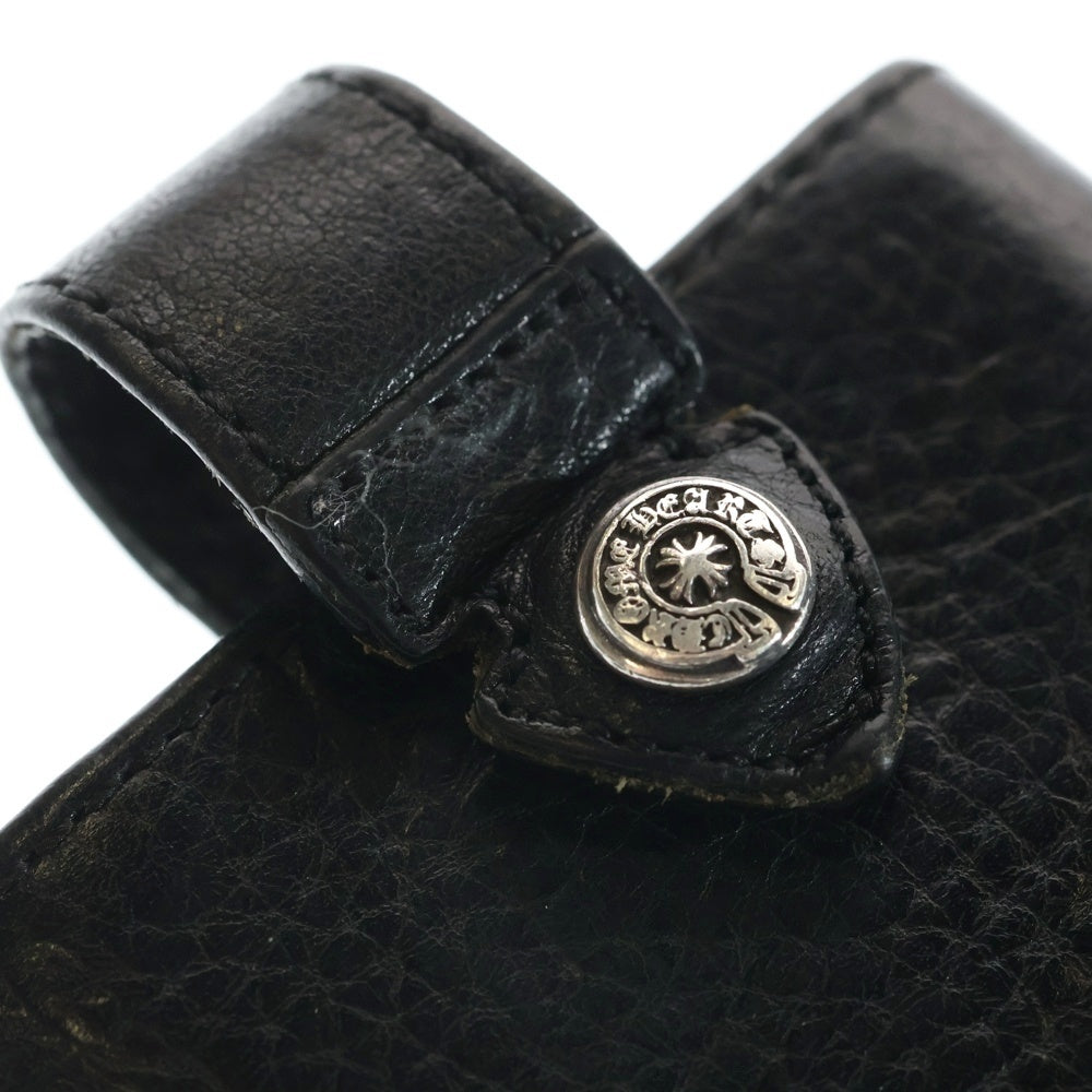 CHROME HEARTS(クロムハーツ) THE WAY I WALK CHプラスパッチレザーカードケース ブラック