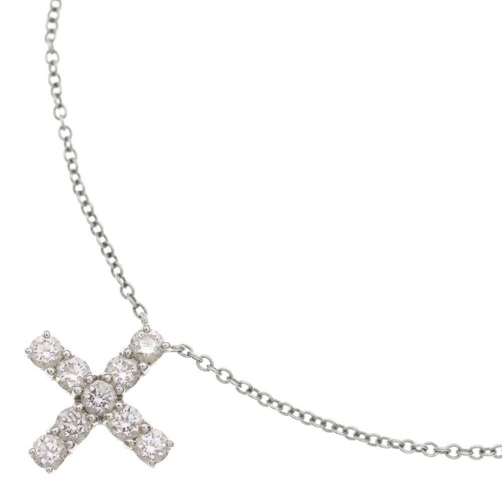 HARRY WINSTON(ハリーウィンストン) ミニクロスダイヤ ペンダント PEDPREMCRMC シルバー レディース