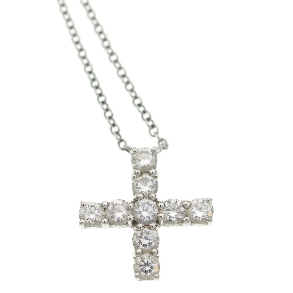 HARRY WINSTON(ハリーウィンストン) ミニクロスダイヤ ペンダント PEDPREMCRMC シルバー レディース