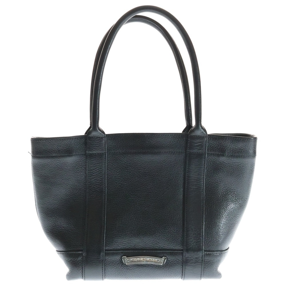 CHROME HEARTS(クロムハーツ) TOTE MINI セメタリーパッチ トートミニ レザートートバッグ ブラック レディース