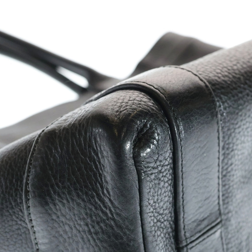 CHROME HEARTS(クロムハーツ) TOTE MINI セメタリーパッチ トートミニ レザートートバッグ ブラック レディース