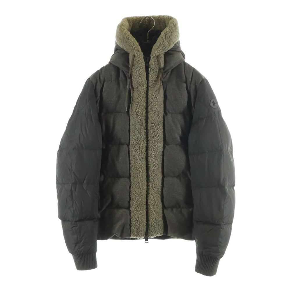 MONCLER(モンクレール) MONTMEDY モンメディ ダウンジャケット ムートン襟 カーキ 32091413991554233