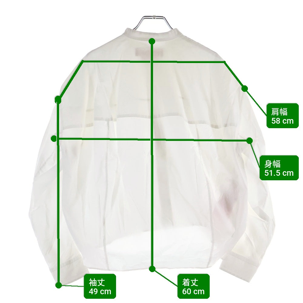 MARNI(マルニ) 25SS コットンポプリンシャツ ホワイト CAMA0610UD レディース