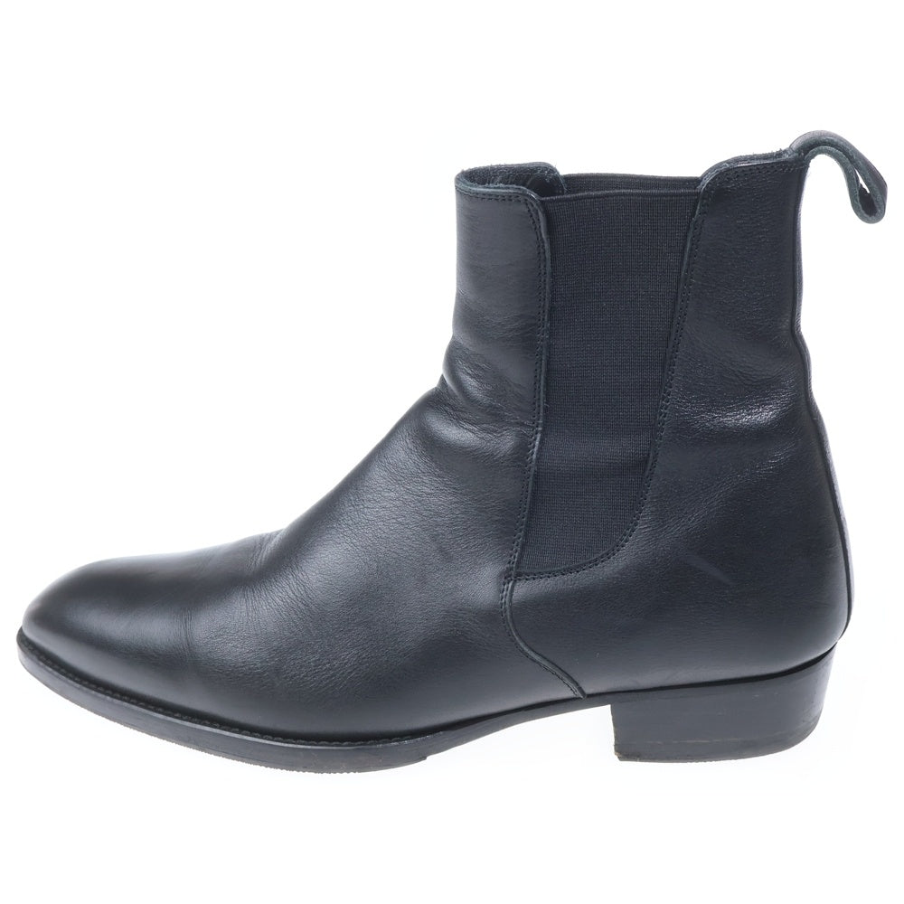 NO BRAND(ノーブランド) レザーハイカットブーツ ブラック US8/26cm