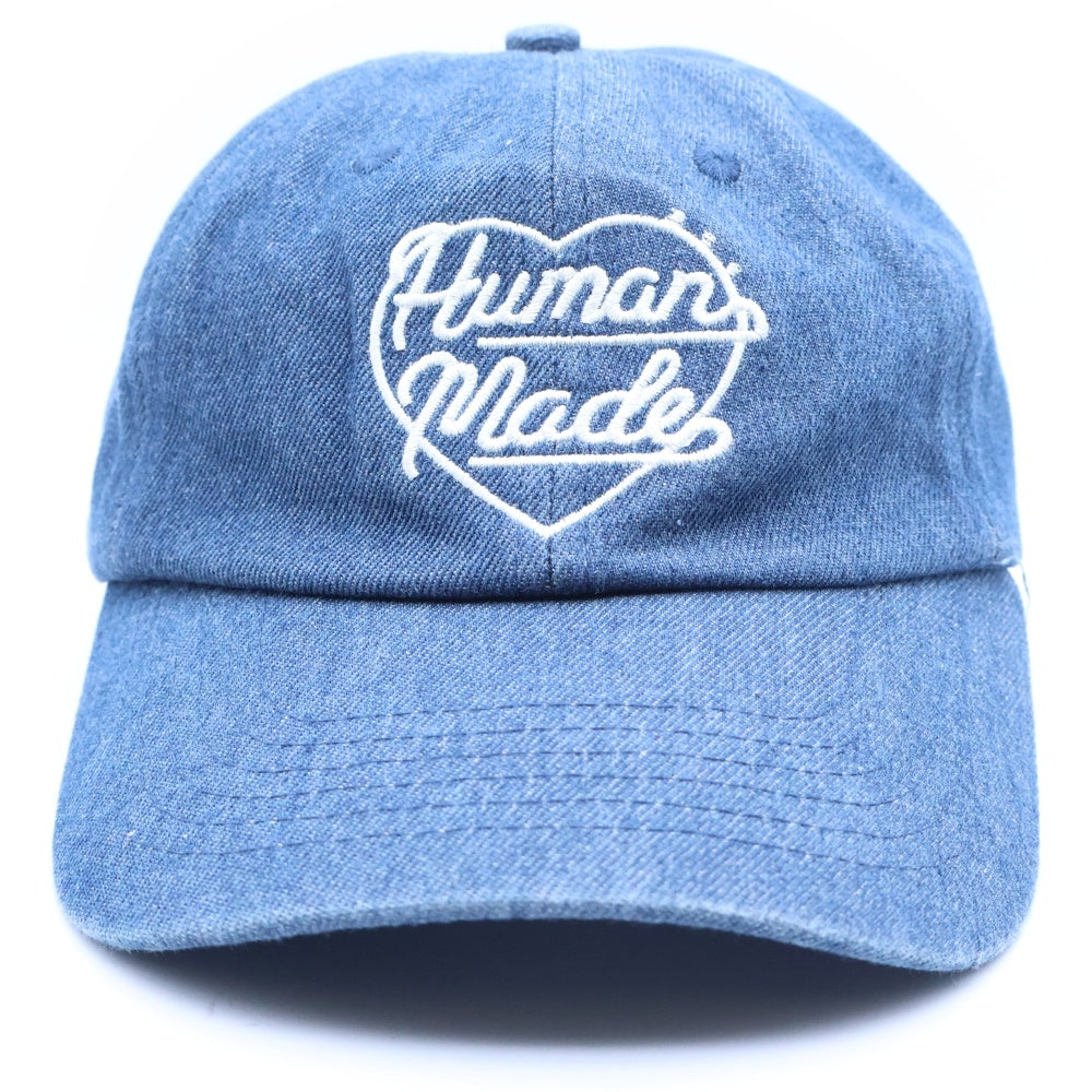 HUMAN MADE(ヒューマンメイド) フロントロゴ デニムキャップ 帽子 インディゴ